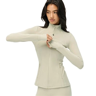 Double 6 Lycra Waist-Cinching Yoga-Jacke